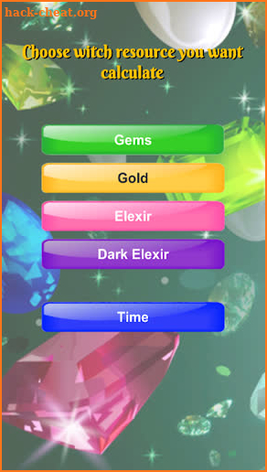 Gems calc for clashers game screenshot