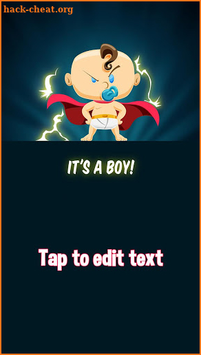 Gender Reveal Invitation Maker screenshot