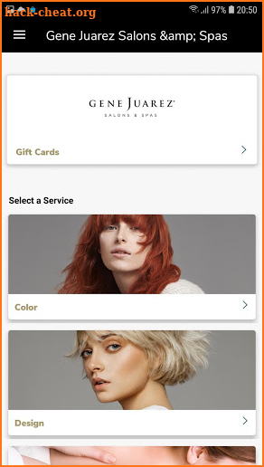 Gene Juarez Salons & Spas screenshot