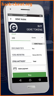 GENE Wallet (Bitcoin, Ether, GENE, ERC-20) screenshot