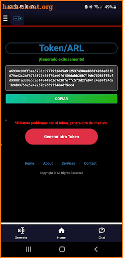 Generador de Token o ARL screenshot
