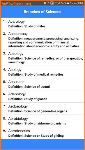 General Science : World Encyclopedia screenshot