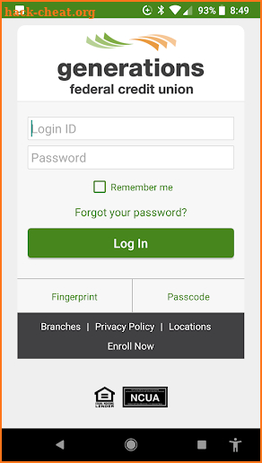 Generations FCU Mobile Banking screenshot