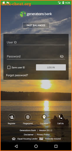 Generations Mobile Banking screenshot