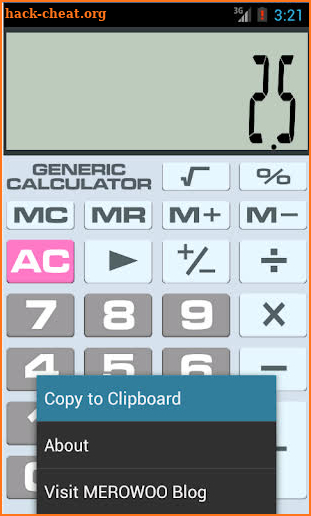 Generic Calculator screenshot