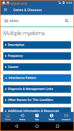 Genes & Diseases screenshot