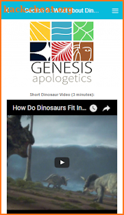 Genesis Apologetics screenshot