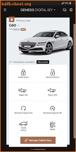 Genesis Digital Key (for 2021 G80 and GV80) screenshot