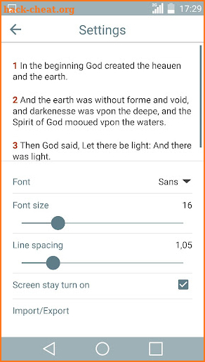 Geneva Bible 1599 screenshot