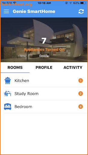 Genie Smart Home screenshot