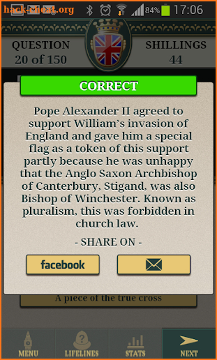 Genius British History Quiz screenshot