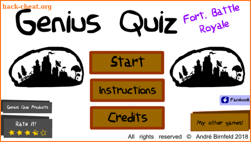 Genius Quiz Fort. Battle Royale screenshot