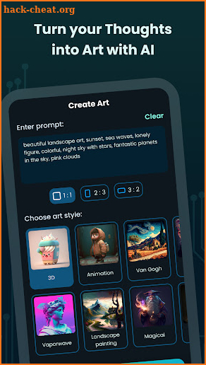 GenZArt - AI Art Generator screenshot