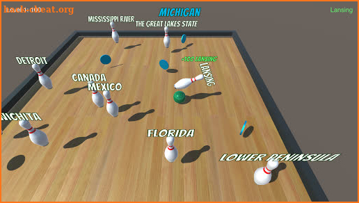 Geo Bowling screenshot