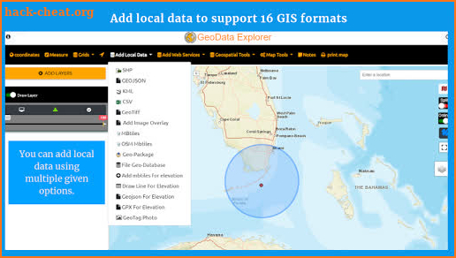 Geo Data Explorer screenshot