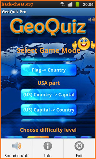 Geo Quiz Pro screenshot