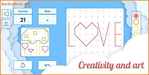 Geoboard: logic and art for kids and adults screenshot