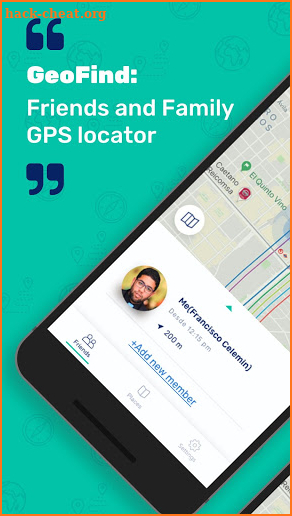 GeoFind - Friends and Family GPS locator screenshot