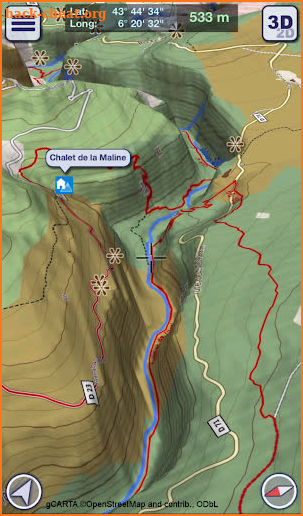 GeoFlyer Europe 3D - Offline Maps GPS Routing screenshot