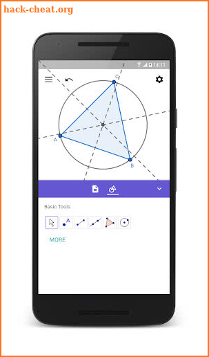 GeoGebra Geometry screenshot