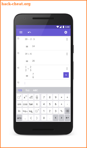 GeoGebra Scientific Calculator screenshot