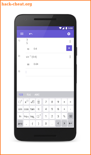 GeoGebra Scientific Calculator screenshot