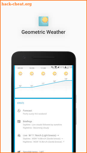 Geometric Weather screenshot