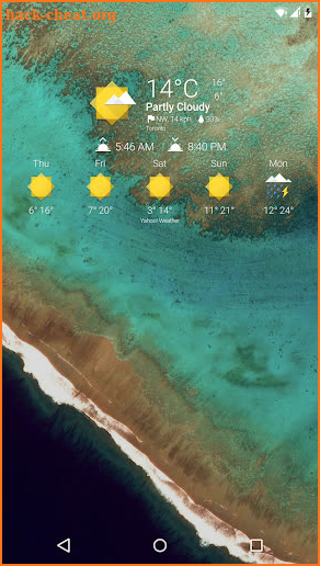 Geometric Weather Icons  for Chronus screenshot