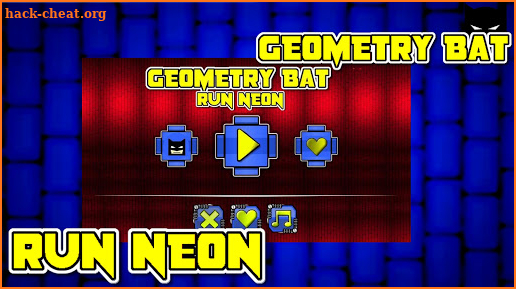 GEOMETRY BAT RUN NEON screenshot