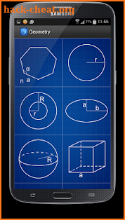 Geometry Calculator screenshot