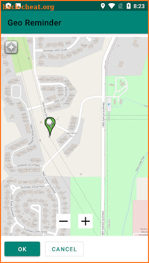 GeoReminder - GPS alert screenshot