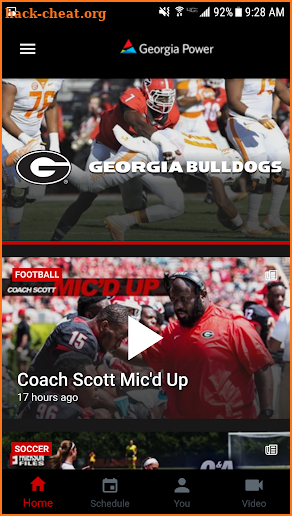 Georgia Bulldogs Gameday LIVE screenshot