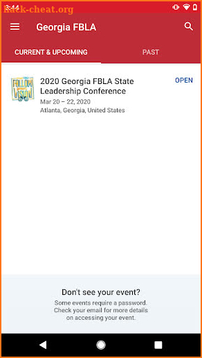 Georgia FBLA screenshot