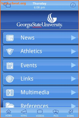 Georgia State University screenshot