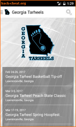 Georgia Tarheels screenshot