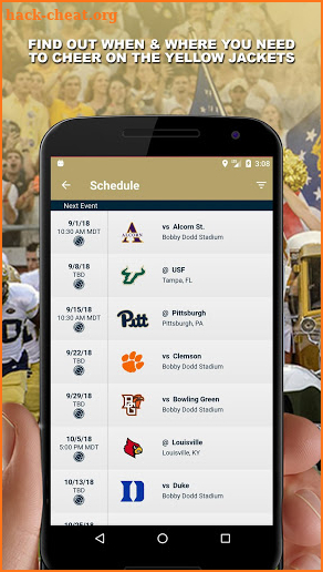 Georgia Tech Gameday screenshot