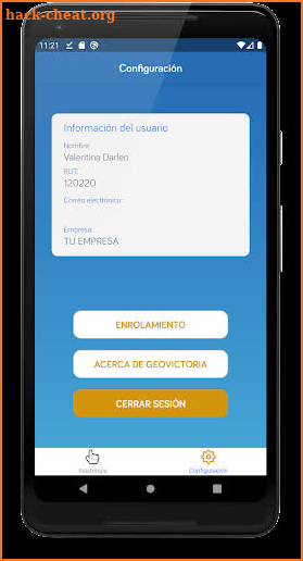 GeoVictoriaApp screenshot