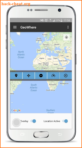 GeoWhere Fake Location Spoofer screenshot