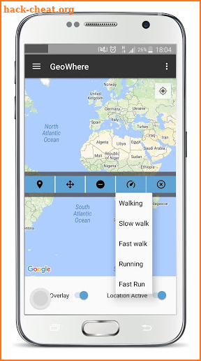 GeoWhere Fake Location Spoofer screenshot