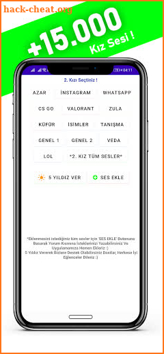 Gerçek Kız Sesiyle Telefon Şakası Pro 2021 Bedava screenshot