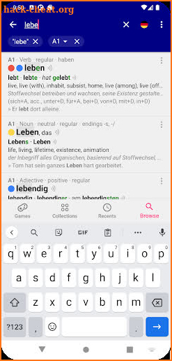 German Dictionary Pro Offline screenshot