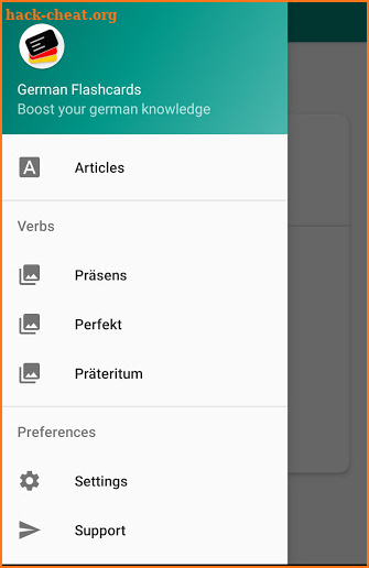 German Flashcards screenshot