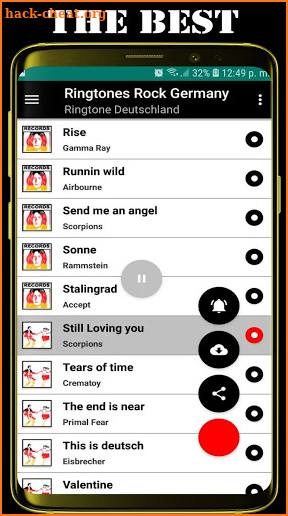 German Rock Ringtones screenshot