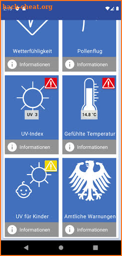 GesundheitsWetter screenshot