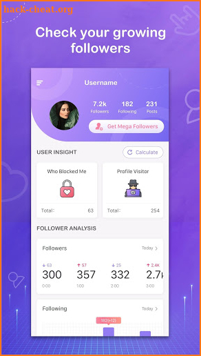 Get Followers & Likes for Instagram Insights screenshot