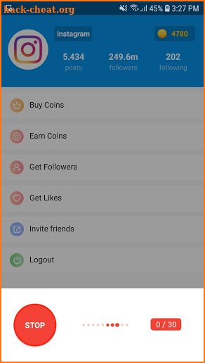 Get followers - Real Followers and likes screenshot