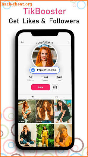 Get Like & Fans for Tik Tok : Tikbooster screenshot