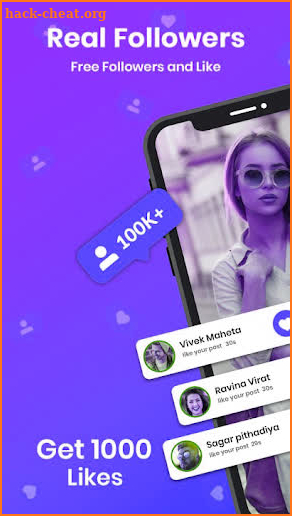 Get Real Followers for instagram : taghash screenshot