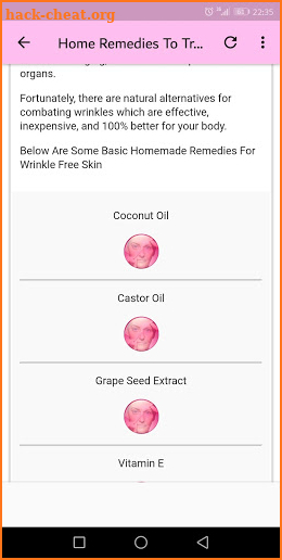 Get Rid Of Wrinkles Naturally - Tips and Remedies screenshot