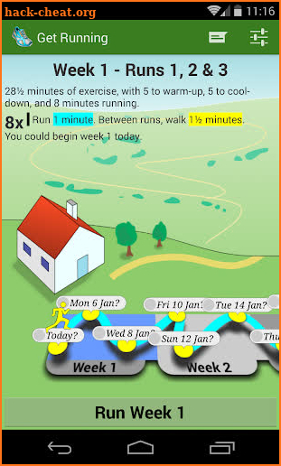 Get Running screenshot